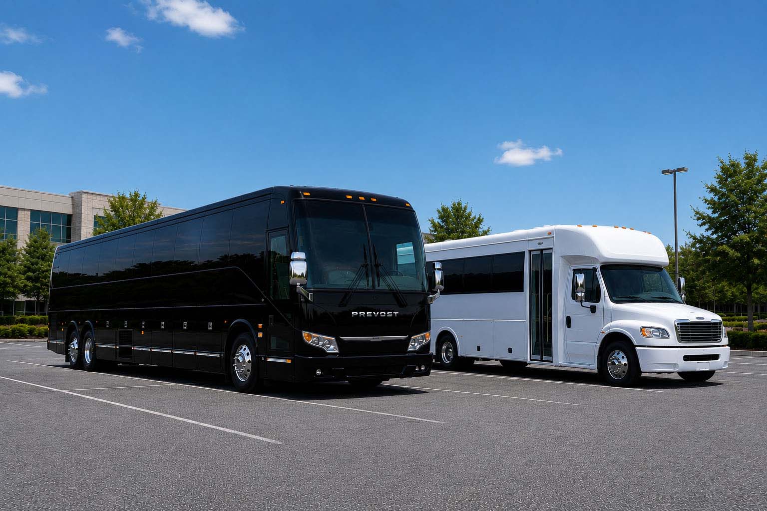Charter bus rental in Vacaville, CA